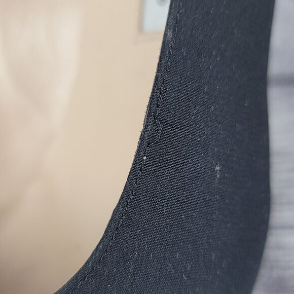 Manolo Blahnik Black 2" Heels Rhinestone Buckle Pointed Toe size 37.5 (7.5 US) - Picture 13 of 16